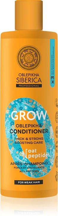Actual product image Natura Siberica Strengthening Conditioner and Growth Enhancer with Peptides (400 ml)
