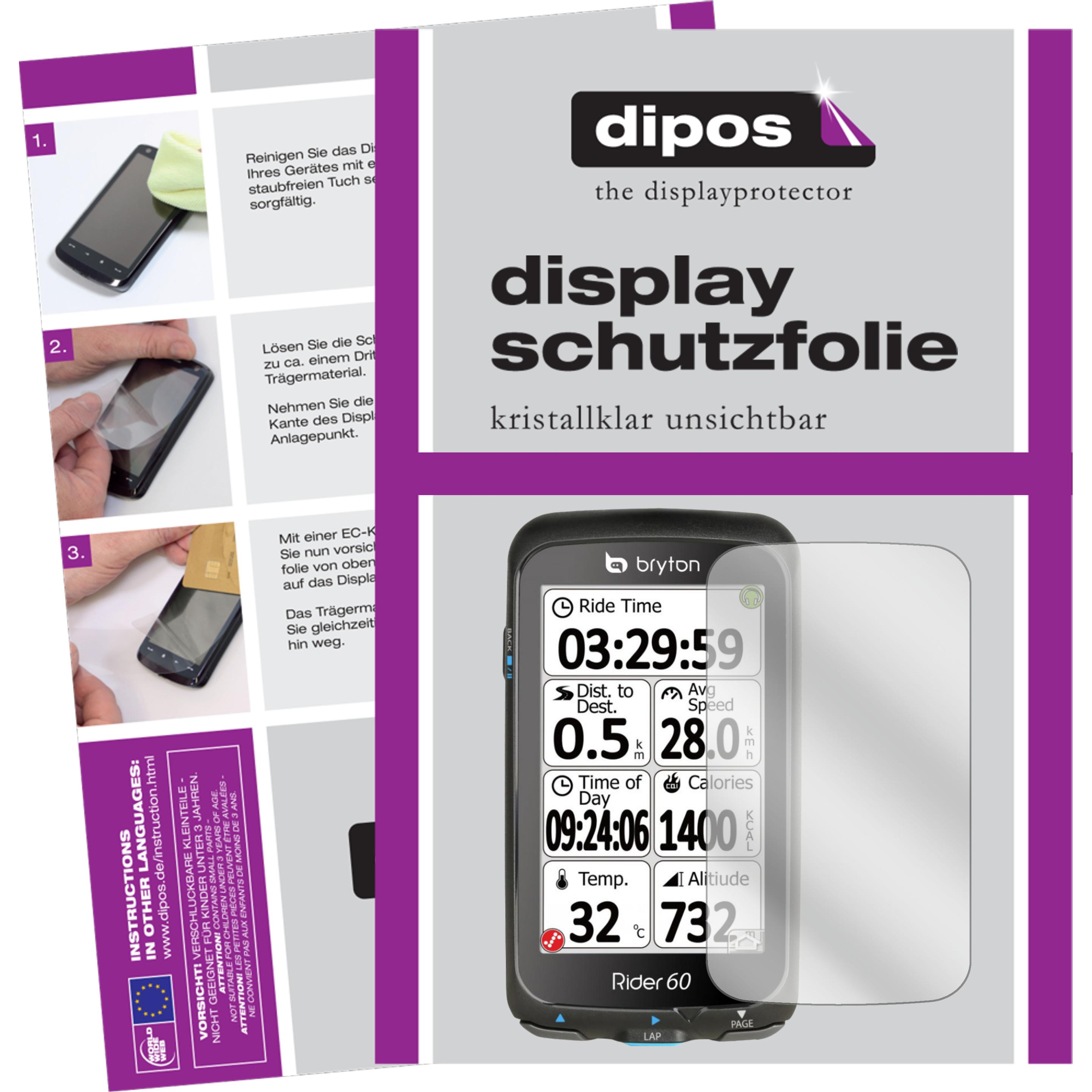 Dipos, Fahrzeug Navigation Zubehör, Displayschutzfolie Crystalclear