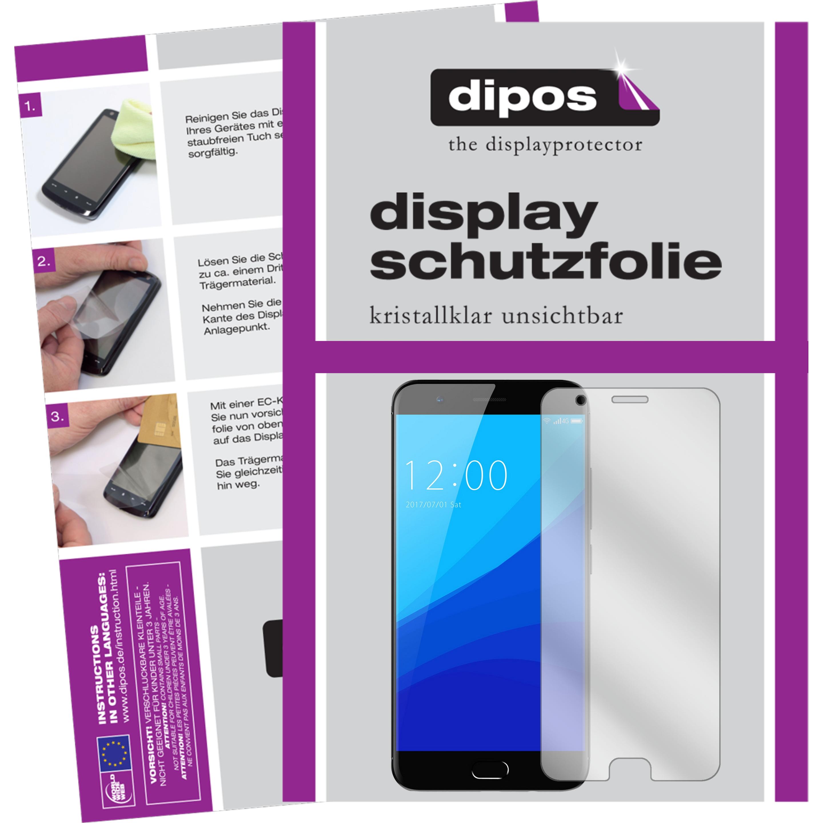 Thumbnail - Dipos Displayschutzfolie Crystalclear (2 Stück, Umidigi C2), Smartphone Schutzfolie, Transparent