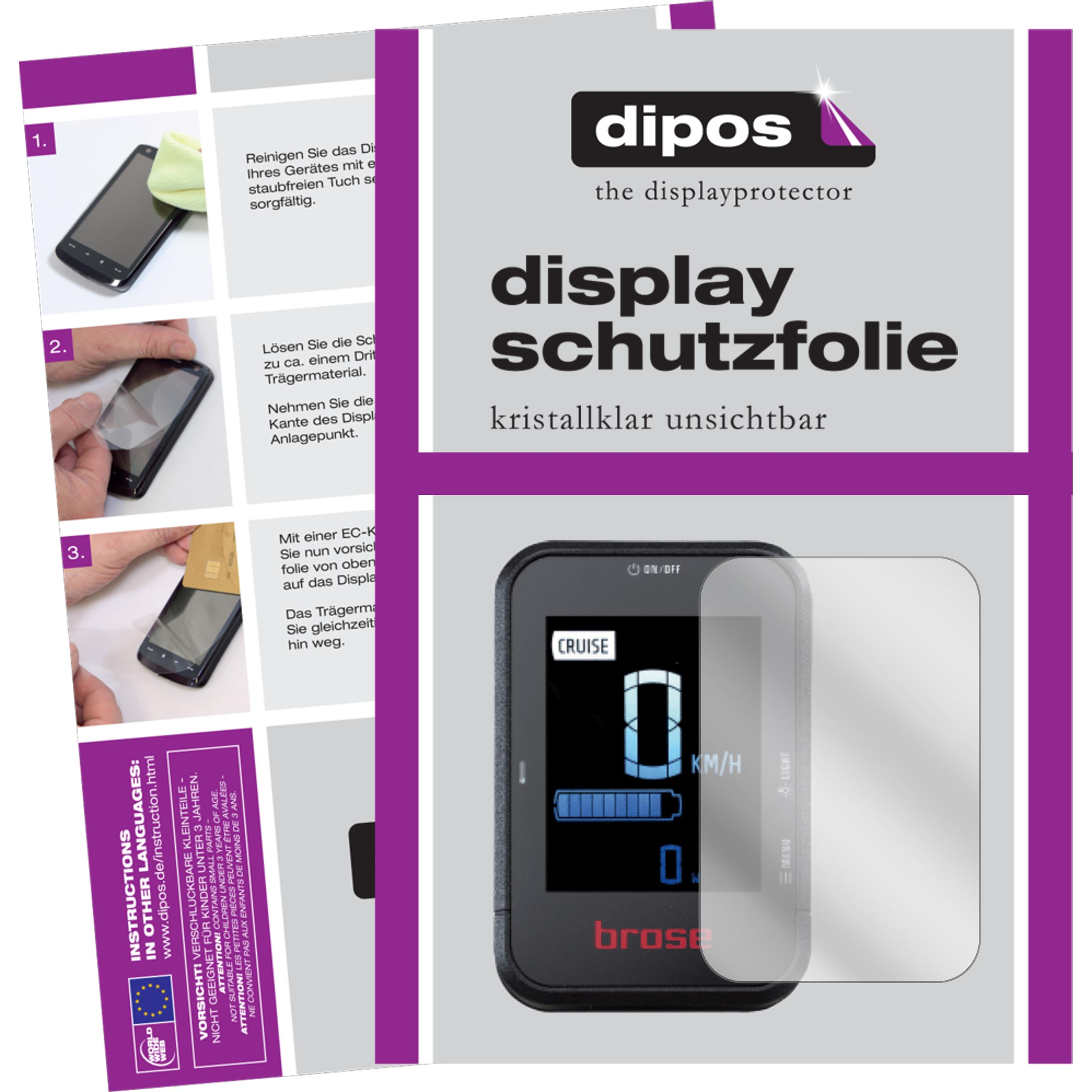 Dipos, Fahrzeug Navigation Zubehör, Displayschutzfolie Crystalclear