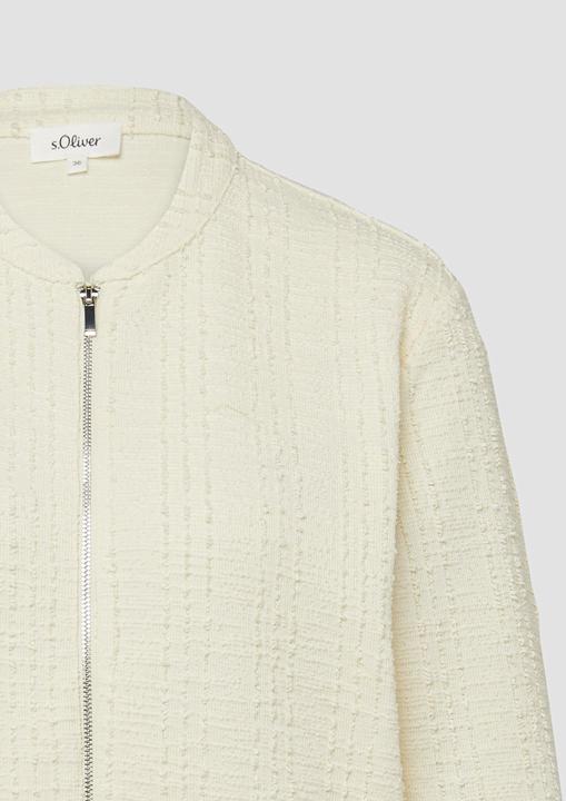 Produktbild s.Oliver Sweatshirt Jacke Strukturierte Sweatshirt-Jacke im Relaxed Fit (44)
