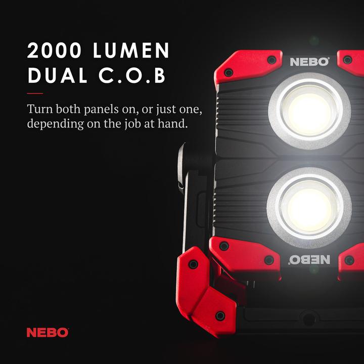 Actual product image Nebo OMNI 2K LED-Arbeitslampe (2000 lm)