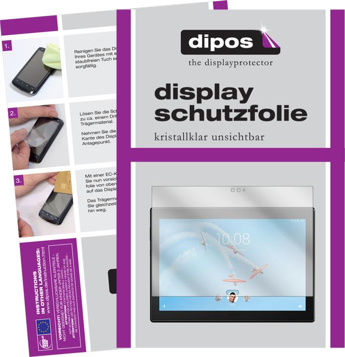 Produktbild Dipos Displayschutzfolie Crystalclear (2 Stück, Lenovo Tab 4 10 Plus)