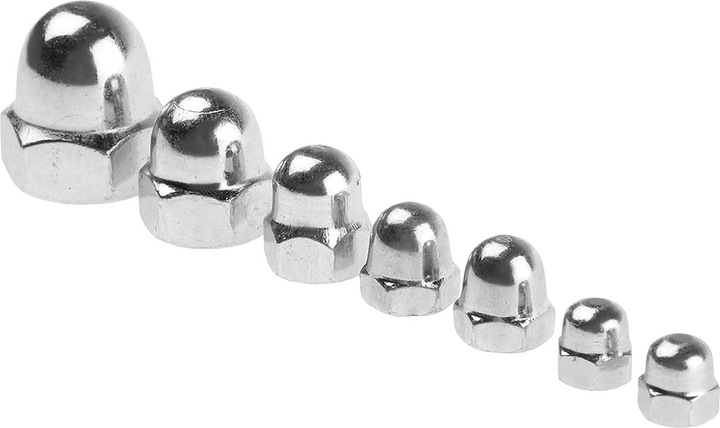 Image du produit Rs Pro Jeu d'écrous à chapeau en acier M3-M8 (M3, M4, M5, M6, M8)