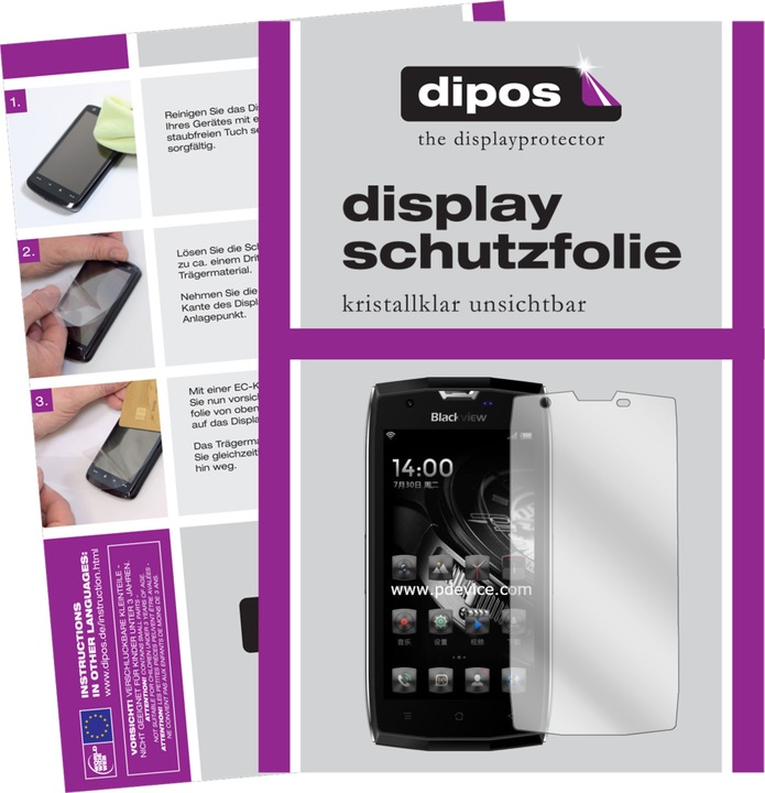 Immagine prodotto Dipos Pellicola Protettiva (6 Pezzo/i, Blackview BV7000 Pro)