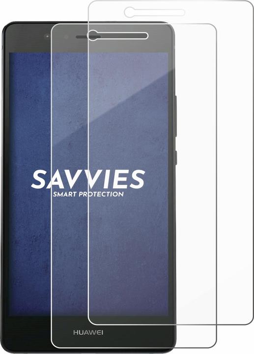 Actual product image Savvies Tempered Glass (2 Piece, Huawei P9 Lite)