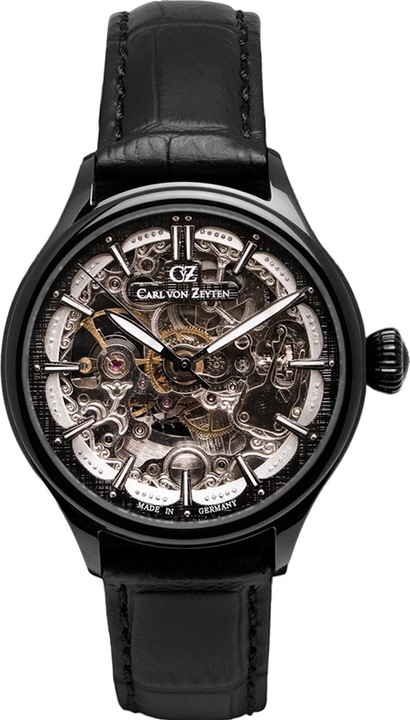 Produktbild Carl von Zeyten CVZ0072BBKS Horbach Damen Automatik 38mm 3ATM (Analoguhr, 38 mm)