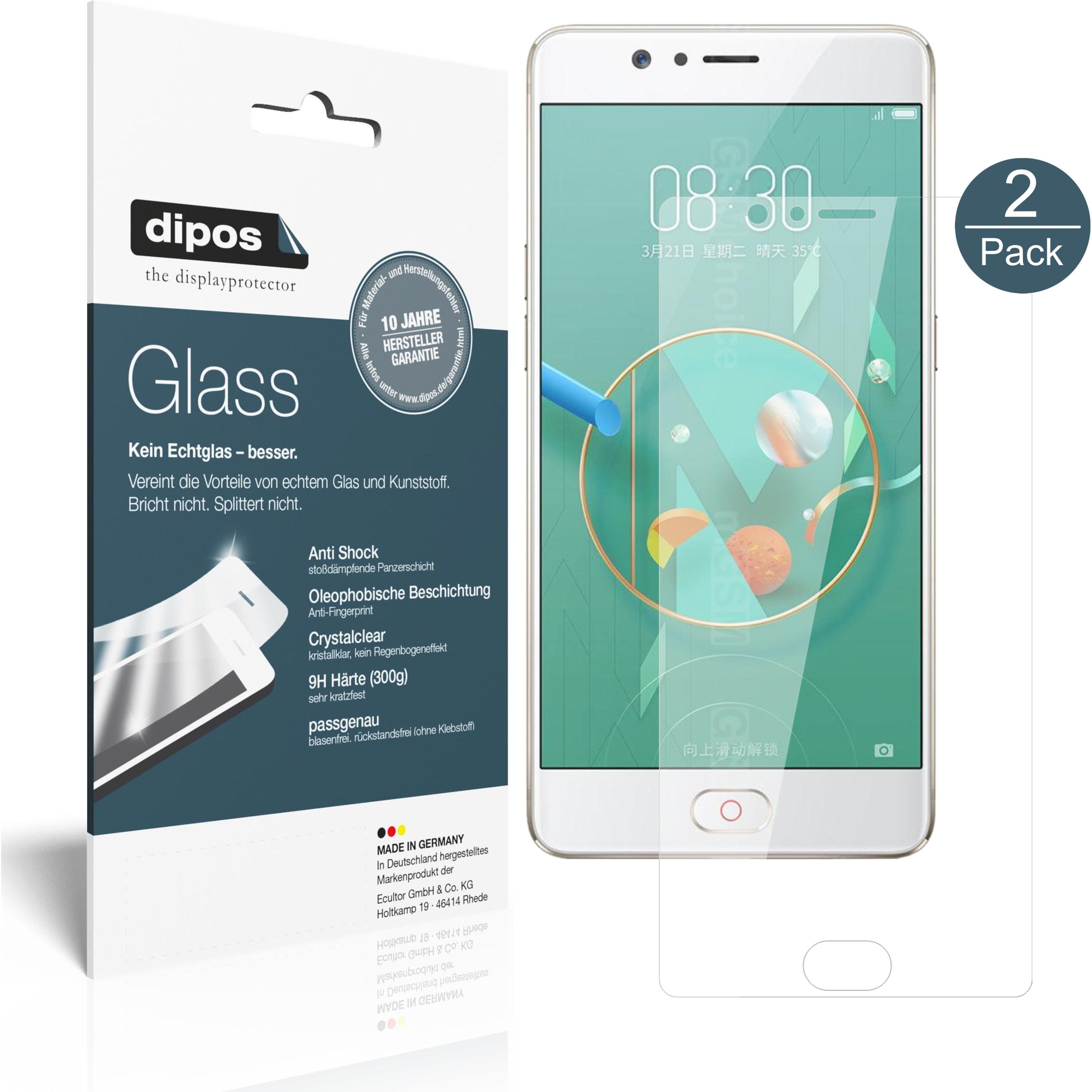 Thumbnail - Dipos Displayschutz Anti-Shock (2 Stück, ZTE Nubia M2), Smartphone Schutzfolie, Transparent