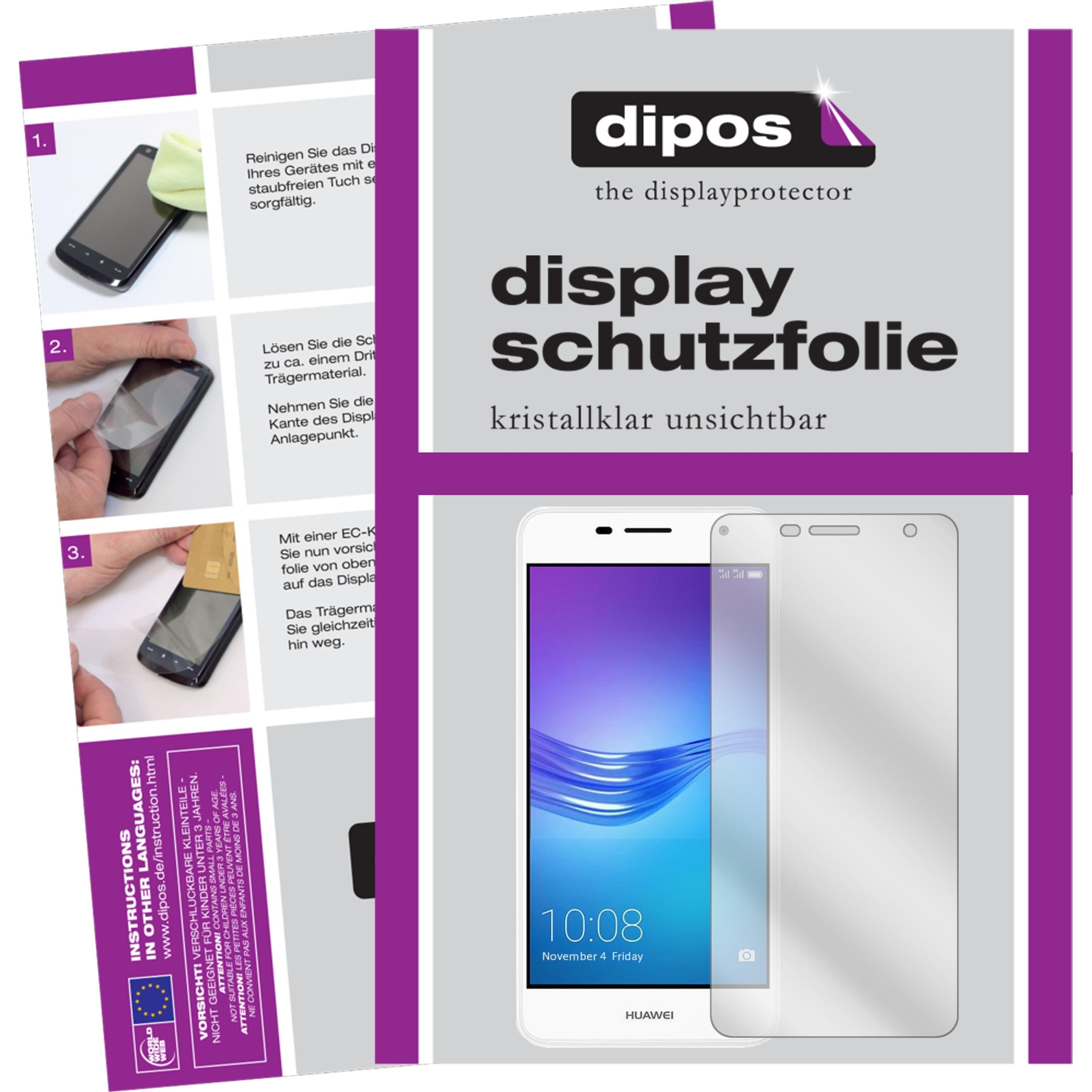 Thumbnail - Dipos Displayschutzfolie Crystalclear (2 Stück, Huawei Enjoy 7 Plus), Smartphone Schutzfolie, Transparent