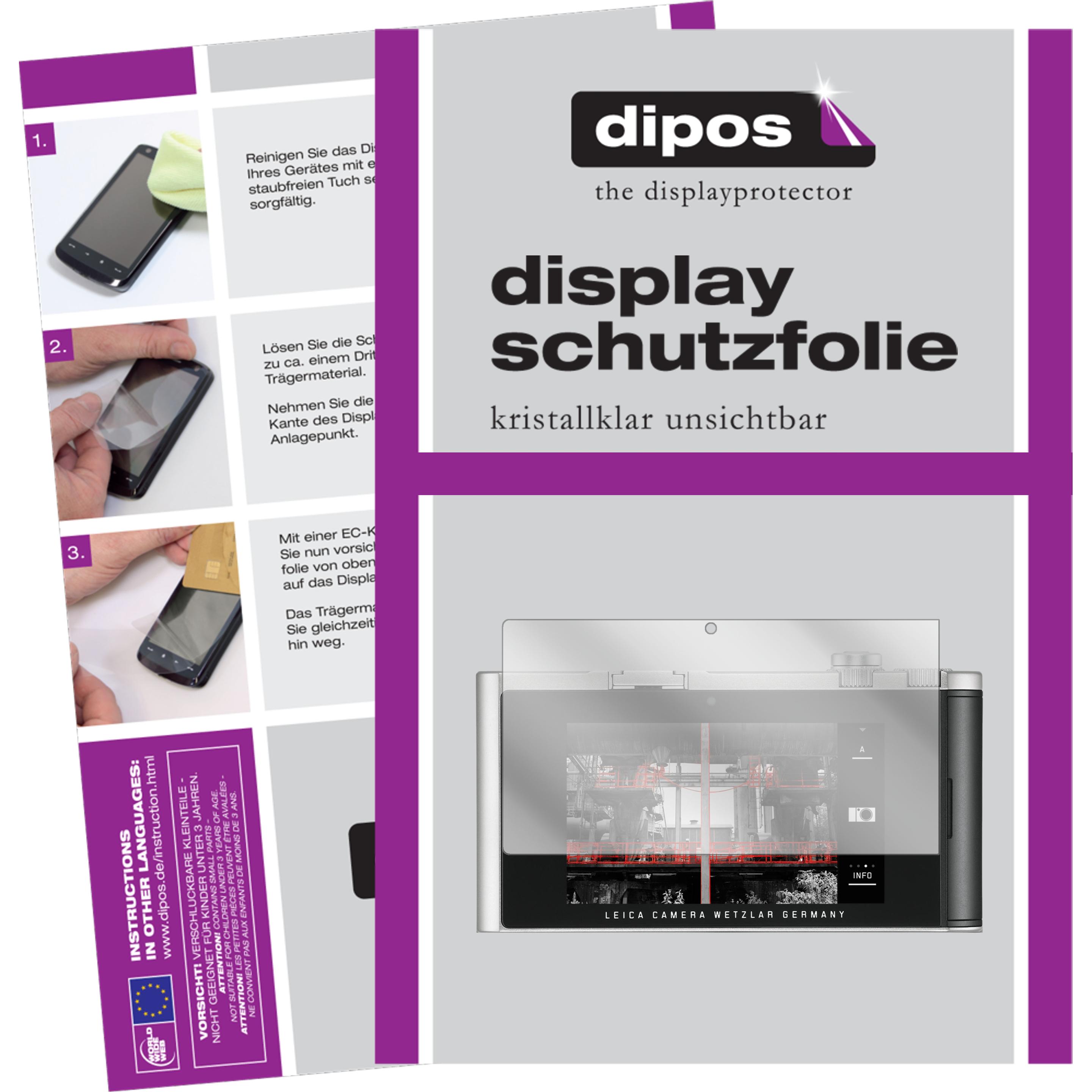 Thumbnail - Dipos Displayschutzfolie Crystalclear (Displayschutz, Leica TL2), Kameraschutz, Transparent