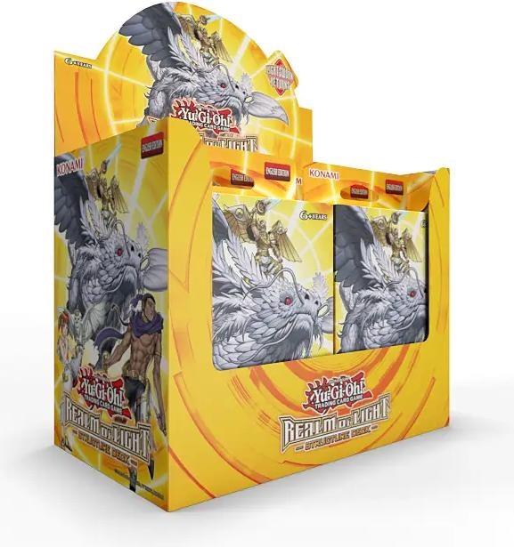 Produktbild Konami Yu-Gi-Oh! TCG - Realm of Light Unlimited Reprint Structure Deck Display (8 Decks) (Englisch, Booster Display)