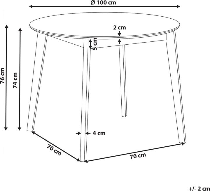 Actual product image Beliani Roxby (100 x 75 cm)