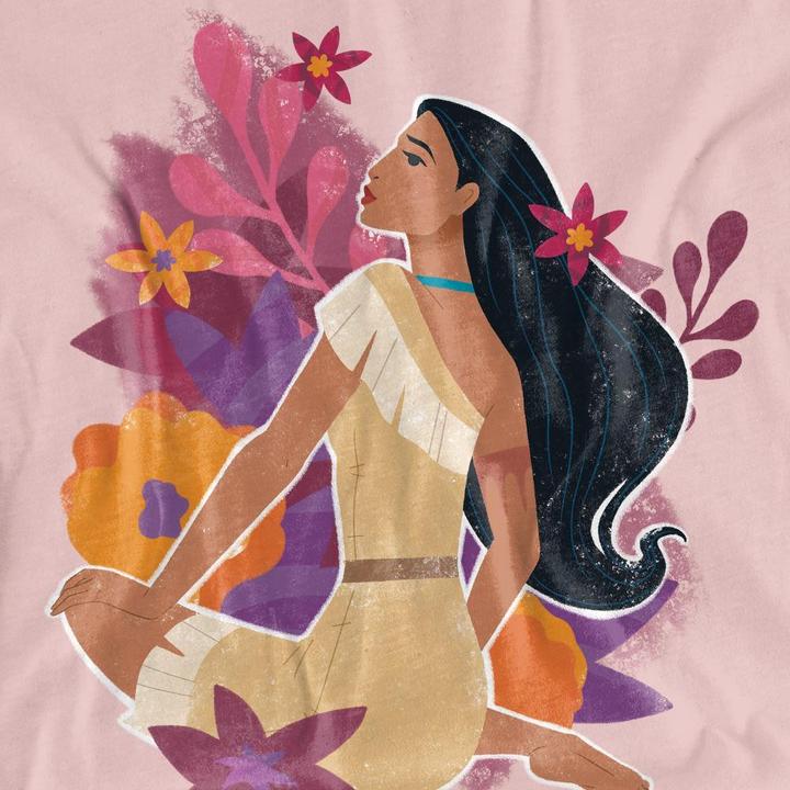 Actual product image Disney Womens/Ladies Flowers T-Shirt (XXL)