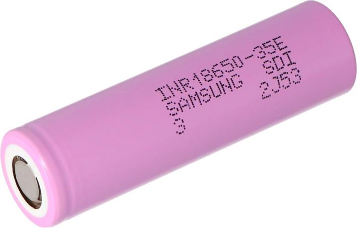 Actual product image Samsung INR18650-35E (1 pcs., AA, 3500 mAh)