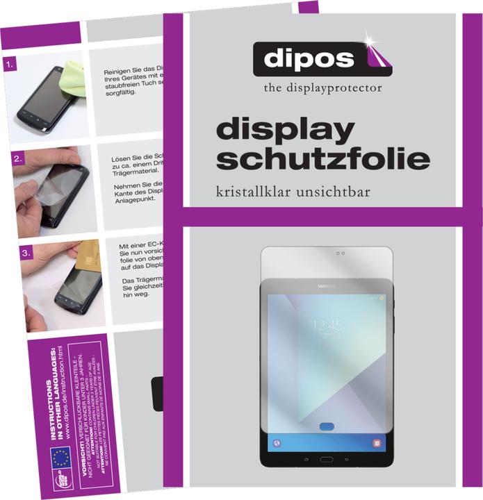 Produktbild Dipos Displayschutzfolie Crystalclear (2 Stück, Galaxy Tab S3 9.7 (2017))