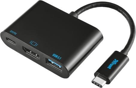 Trust USB-C Multiport Adapter (HDMI, USB, 1.40 cm)