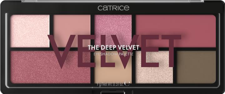 Catrice The Deep Velvet Eyeshadow Palette (#D05F58, #D9845E, #DF8477, #F7BF9A, #FCC69D, #FDBE8D, #FF8A83, #FFB691)