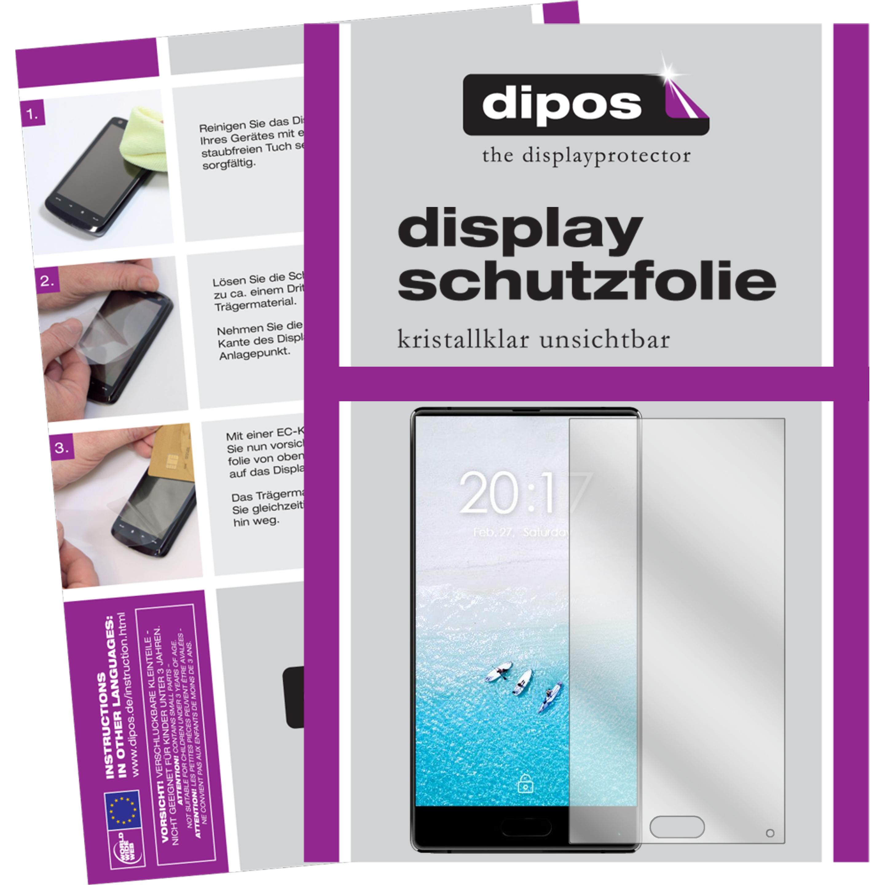 Dipos Displayschutzfolie Crystalclear (6 Stück, Oppo F1), Smartphone Schutzfolie, Transparent
