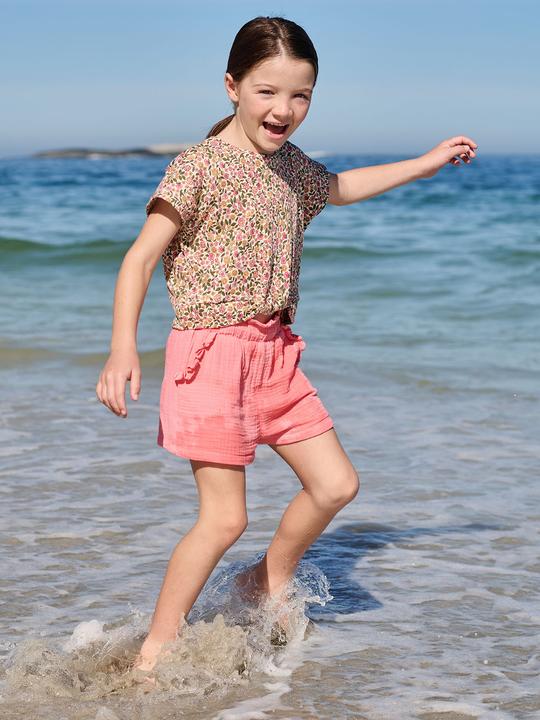 Immagine prodotto Vertbaudet Bluse mit ¸berschnittenen ƒrmeln, Crinkle-Effekt M‰dchen (92)