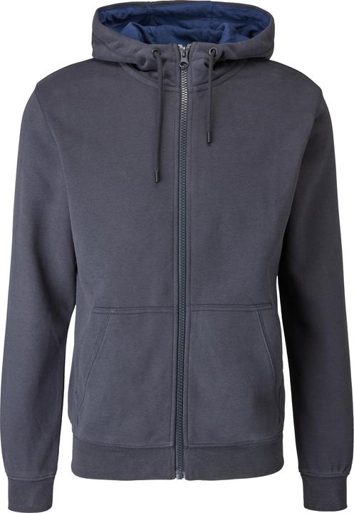 Produktbild S.Oliver Herren Sweatjacke langarm mit Kapuze Tasche Reissverschluss | 1 Stück (L)