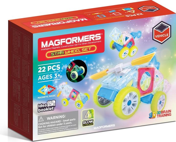 Actual product image Magformers Star Wheel Set