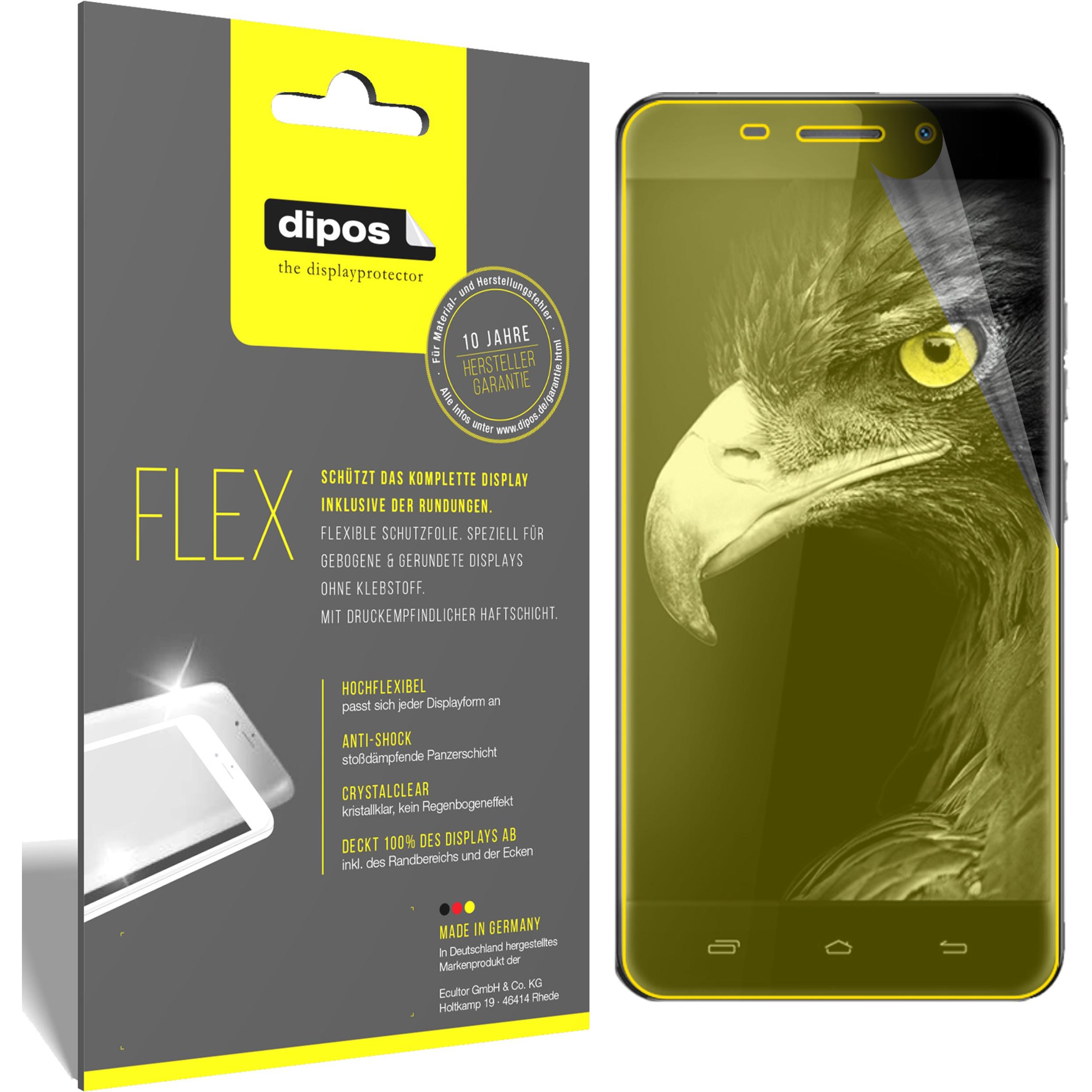 Thumbnail - Dipos Displayschutzfolie Full-Cover 3D (3 Stück, Ulefone Metal), Smartphone Schutzfolie, Transparent