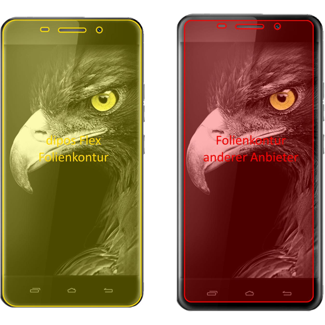 Thumbnail - Dipos Displayschutzfolie Full-Cover 3D (3 Stück, Ulefone Metal), Smartphone Schutzfolie, Transparent