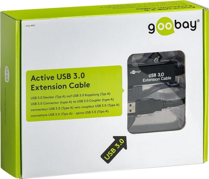Immagine prodotto Goobay Cavo di estensione attivo (5 m, USB 3.0)