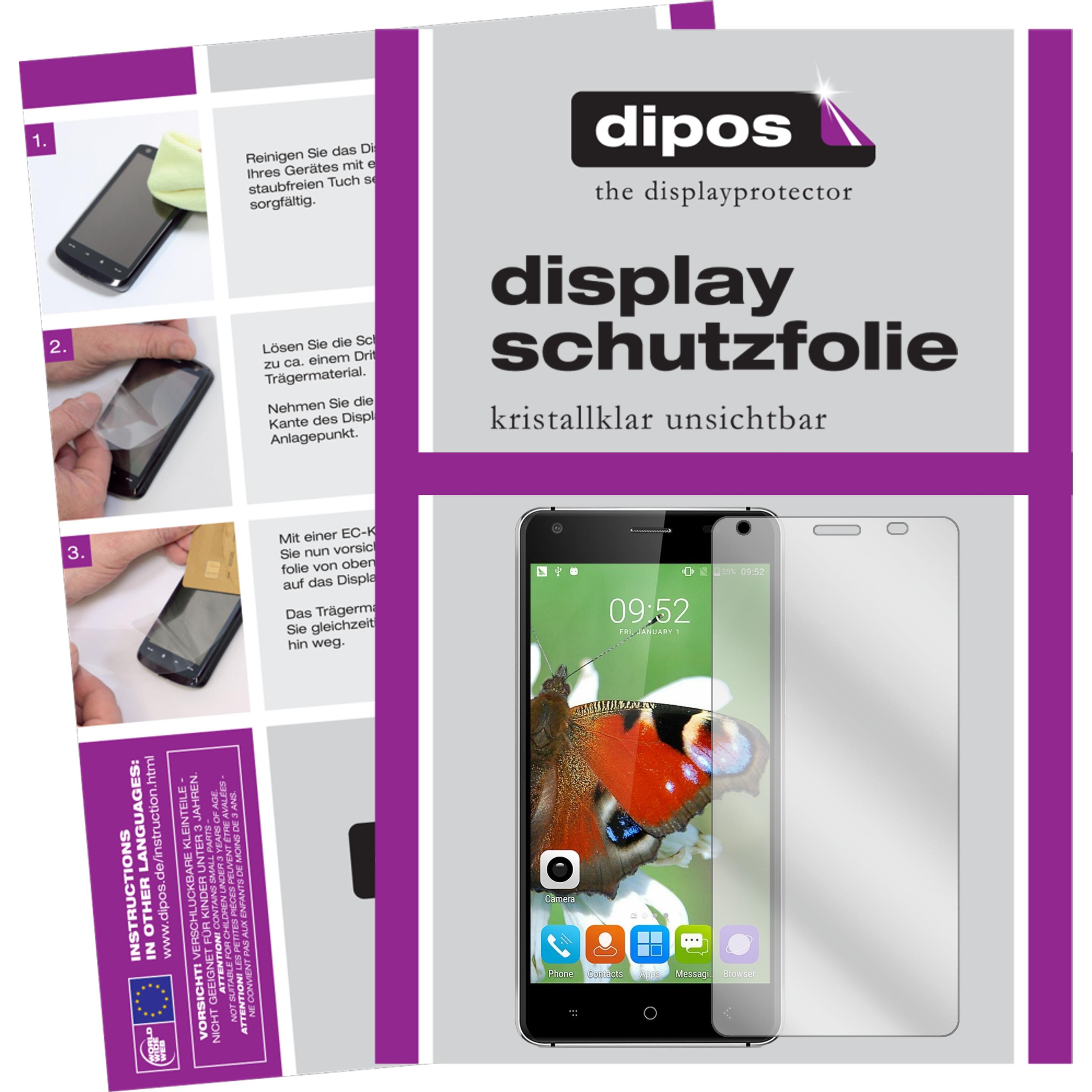Dipos Displayschutzfolie Crystalclear (2 Stück, Landvo XM200 Pro), Smartphone Schutzfolie, Transparent