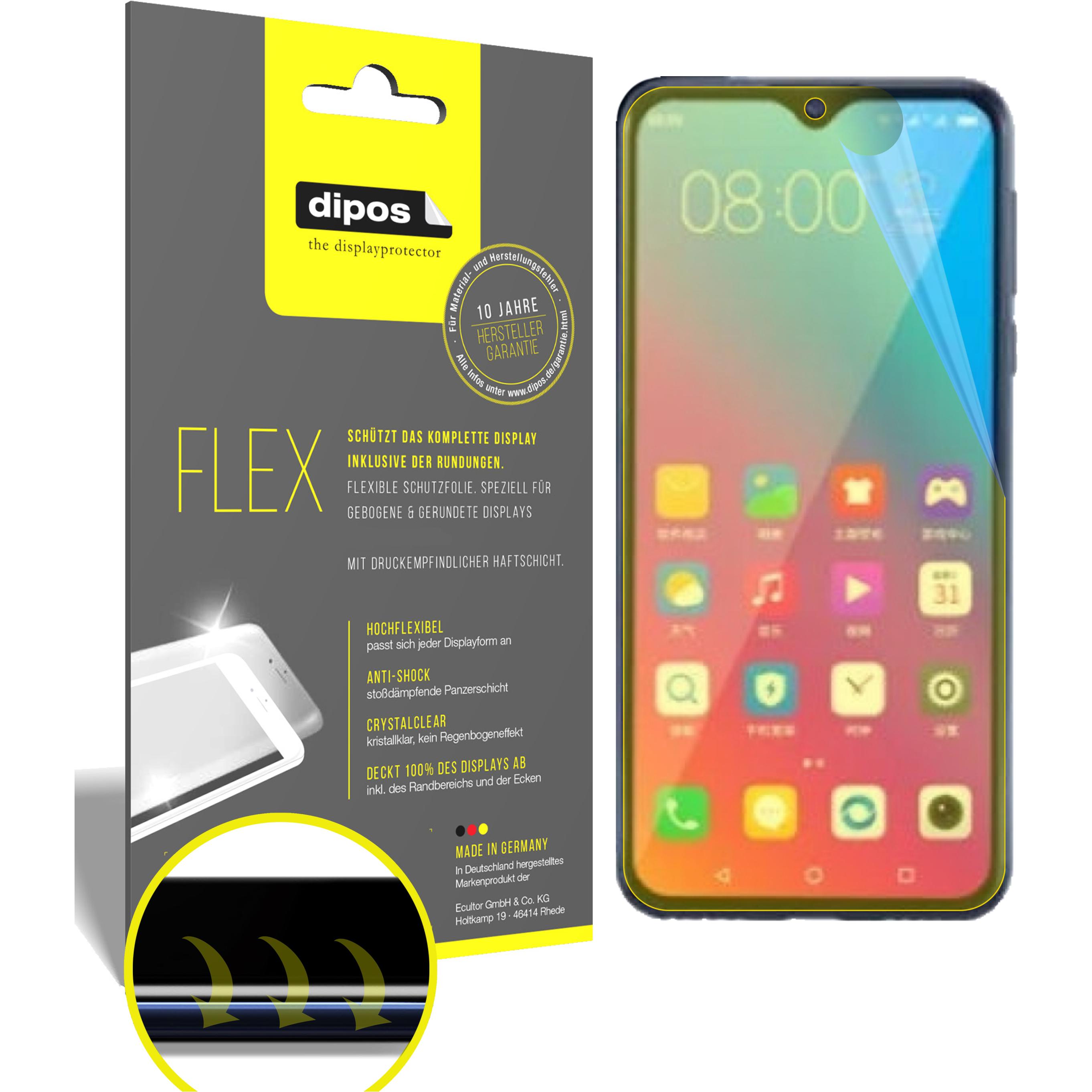 Dipos Displayschutzfolie Full-Cover 3D (2 Stück, Gionee Steel 5), Smartphone Schutzfolie, Transparent