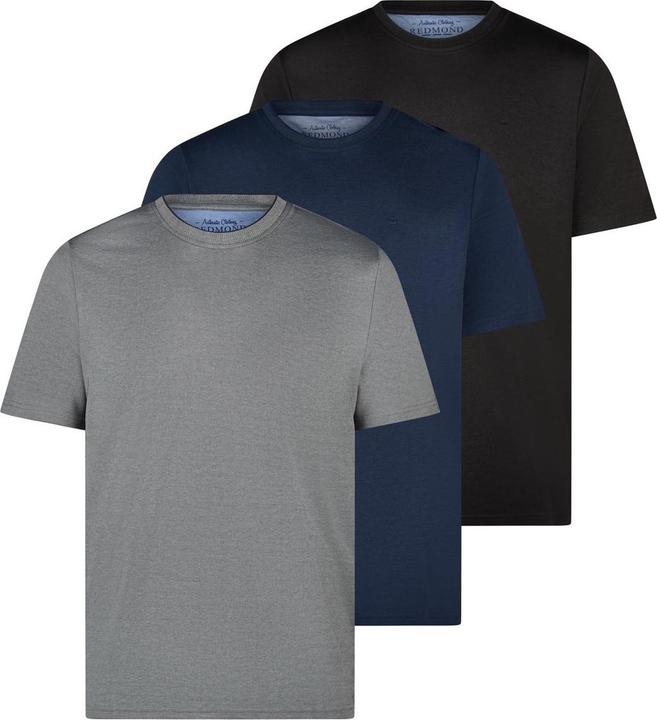 Produktbild Redmond 3er Pack Basic T-Shirt (XXL)