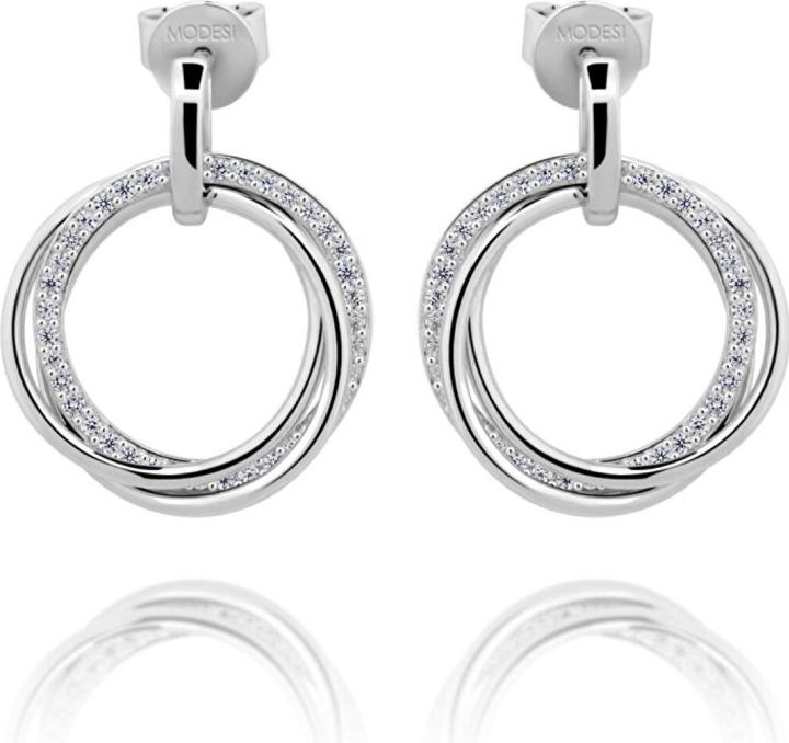 Immagine prodotto Modesi - Silver earrings with cubic zirconia M23042