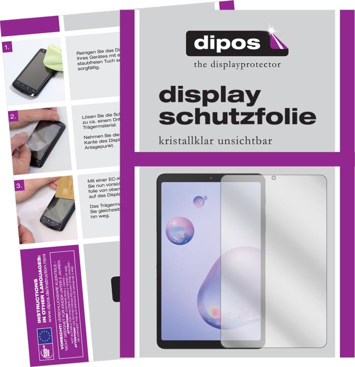 Produktbild Dipos Displayschutzfolie Crystalclear (2 Stück, Galaxy Tab A 8.4 (2020))
