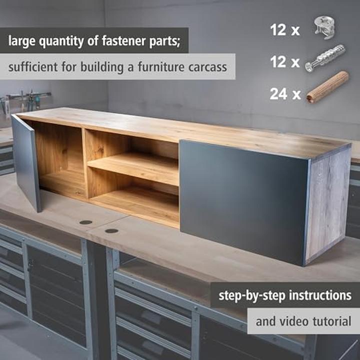 Actual product image wolfcraft Exzenter-Möbelverbinder