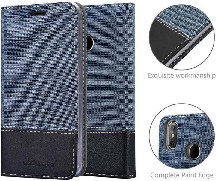 Produktbild Cadorabo Book Jeans Optik Cover (Samsung Galaxy J3 Pro)