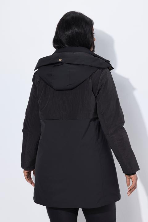 Produktbild Ulla Popken HYPRAR Sympatex Funktions-Steppjacke, wasserdicht, Kapuze (54)