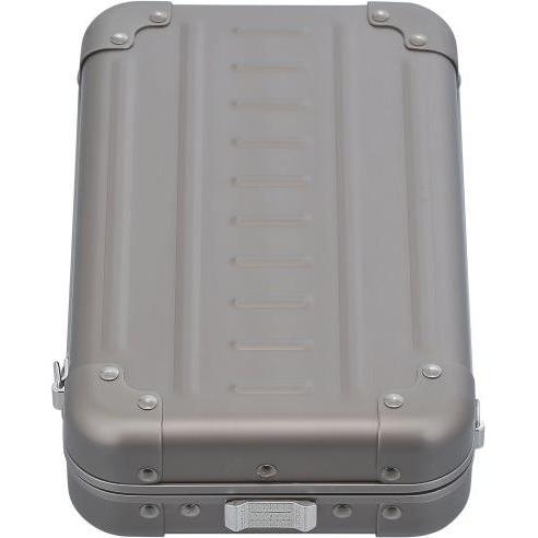 Aleon, Handtasche, Aluminium Vertical Vanity Case 7,5", Braun