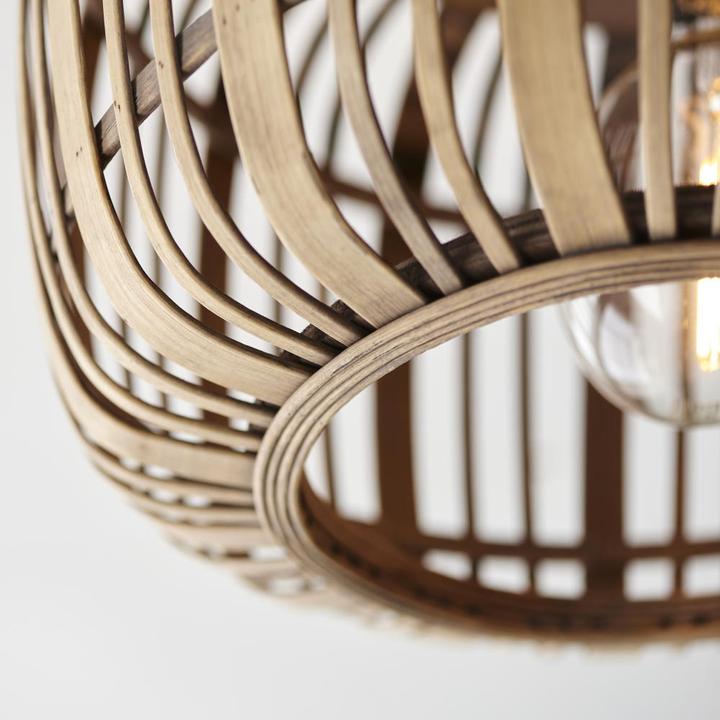 Produktbild Brilliant Woodrow Deckenleuchte 32cm hellbraun (E27)