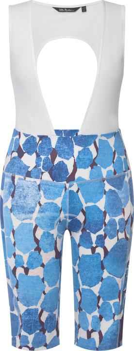 Actual product image Ulla Popken Abstract Print Padded Cycling Shorts with Suspenders (54)
