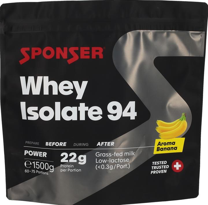 Image du produit Sponser Isolats 94 (Banane, 1 x, 1500 g)