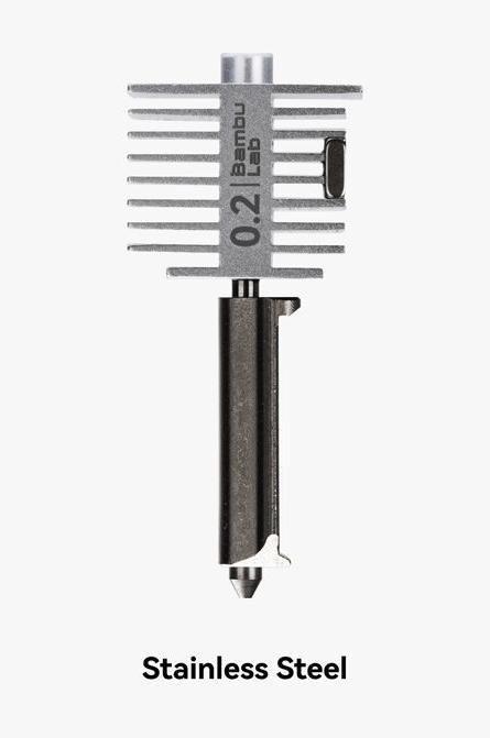 Actual product image Bambu Lab Hotend mit Düse Chromstahl A1 Serie (Hotend)