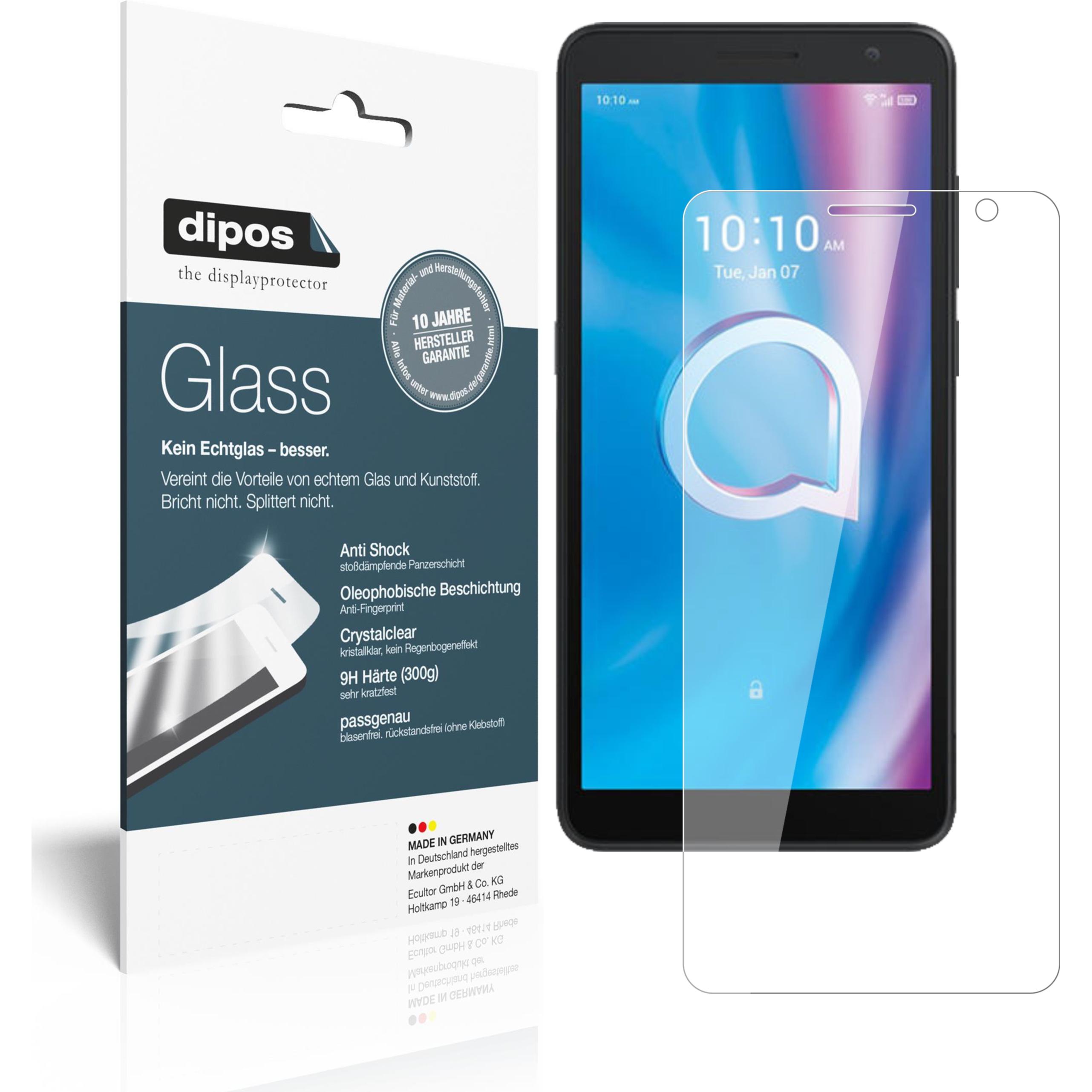 Dipos Displayschutz Anti-Shock (1 Stück, Alcatel 1B (2020)), Smartphone Schutzfolie, Transparent