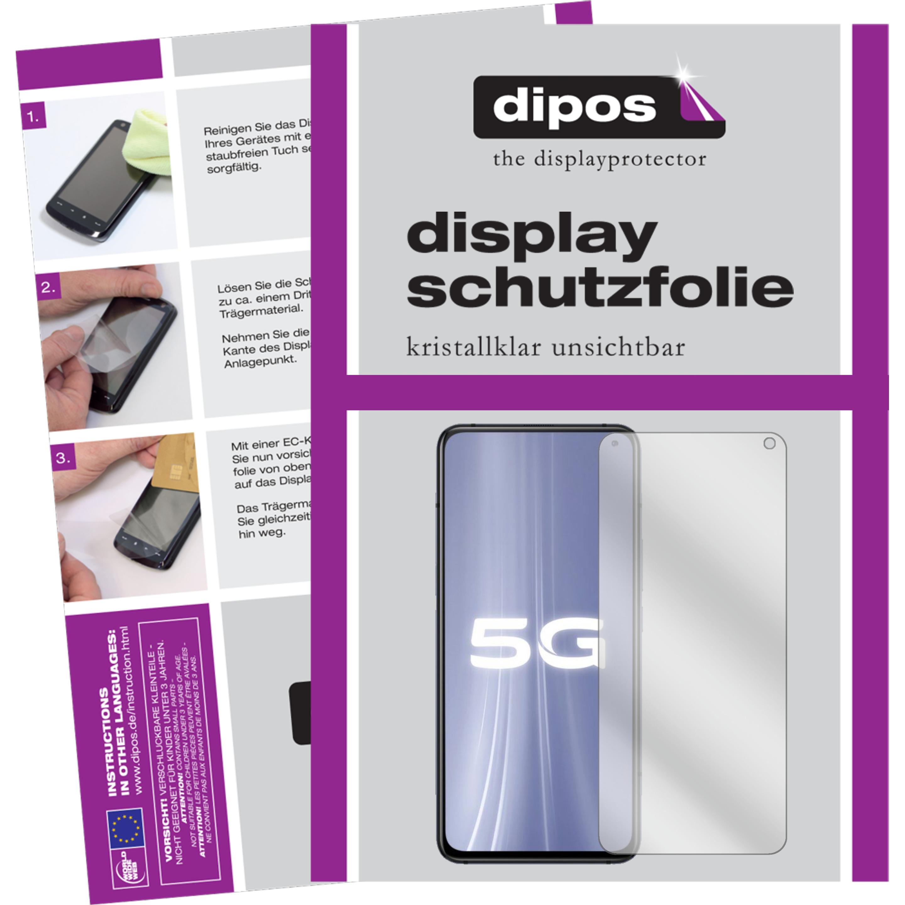 Dipos Displayschutzfolie Crystalclear (6 Stück, Vivo iQOO 3), Smartphone Schutzfolie, Transparent
