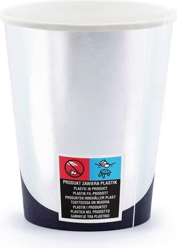 Produktbild Partydeco Cups Space Party, 200ml (1 pkt / 6 pc.) (6x)