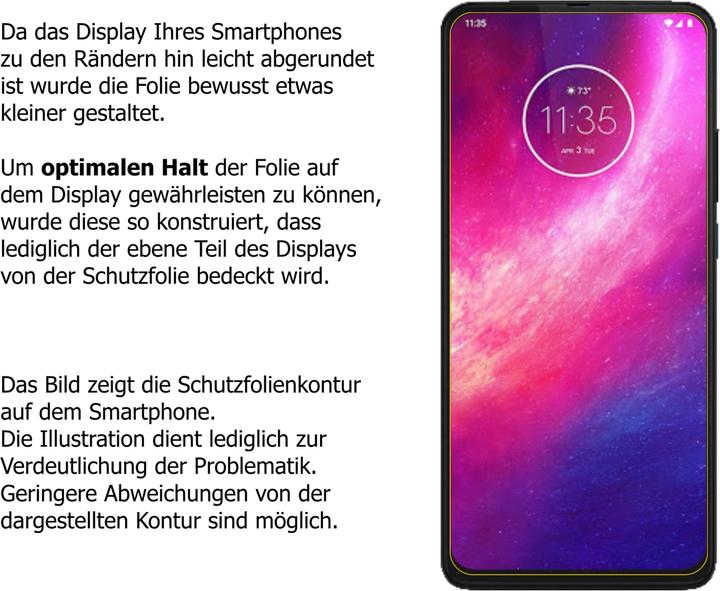 6x Pellicola per Motorola One Zoom Protettiva Protezione Antiriflesso dipos
