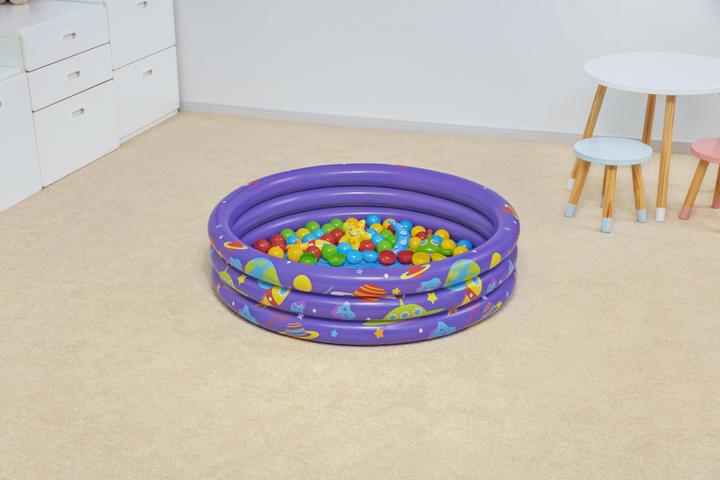 Image du produit Bestway Piscine à balles Intergalactic Surprise avec 50 balles de jeu