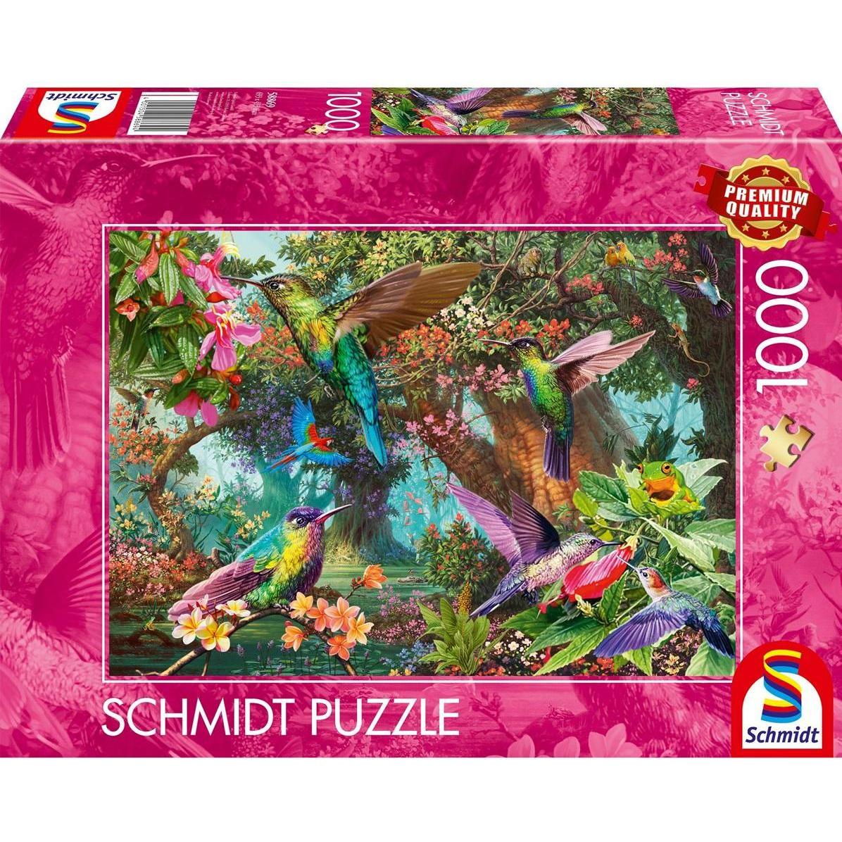 Schmidt Spiele Farbenspiel der Kolibris 1000 Teile (1000 Teile) (58869)