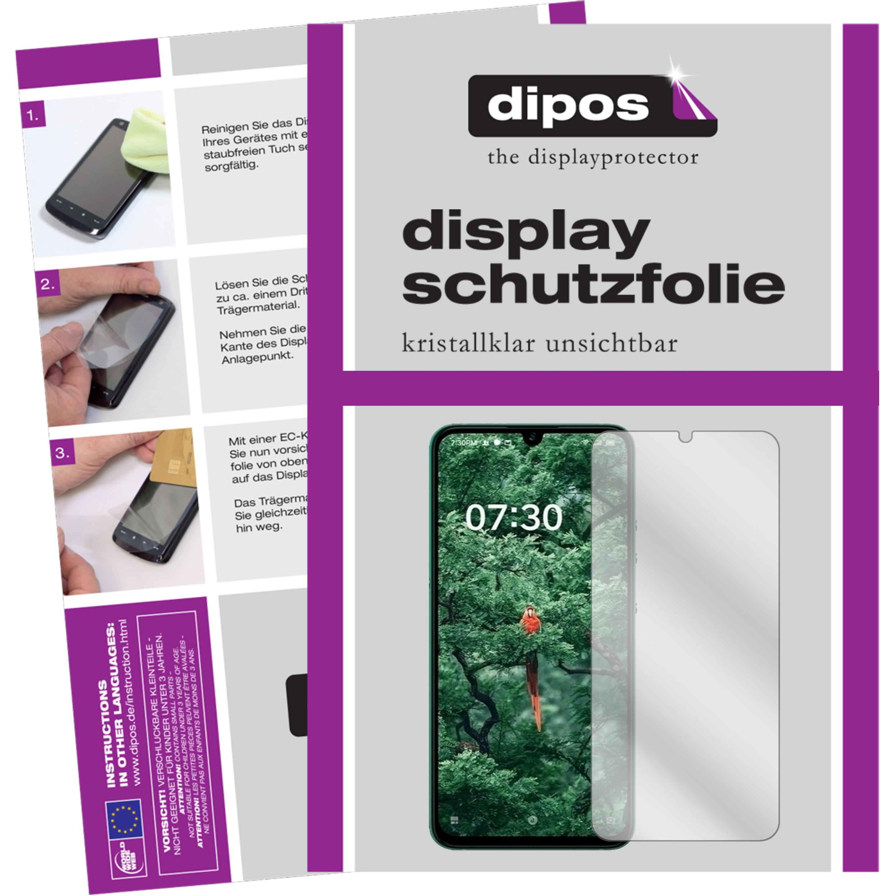 Dipos Displayschutzfolie Crystalclear (1 Stück, Smartisan Nut Pro 3), Smartphone Schutzfolie, Transparent