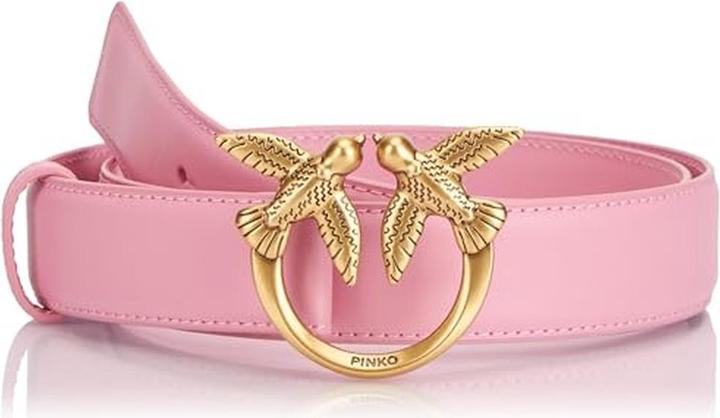 Pinko Damenriem Marino-Antikgold Rosa (L)