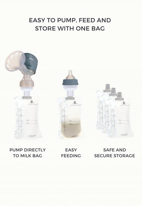 Produktbild Lola&Lykke Muttermilchbeutel und Adapter